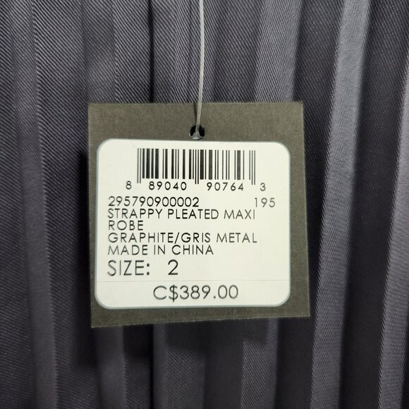 Club Monaco strappy pleated maxi dress - Picture 3 of 10